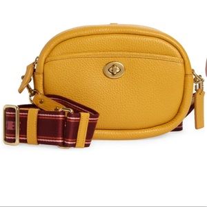 COACH Leather Bebble Camera Bag comes with dust bag